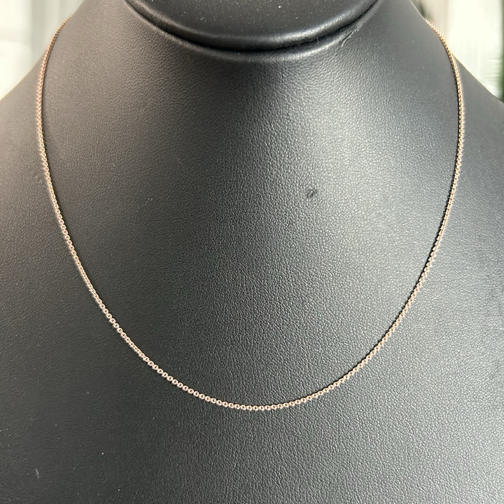 Monica Vinadere NEW Fine Chain Necklace Adjustable 43cm/17' - Picture 8 of 8